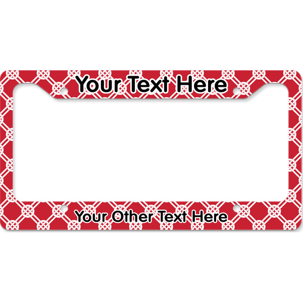 Custom Celtic Knot License Plate Frame - Style B (Personalized)