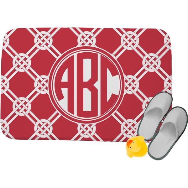 Custom Celtic Knot Memory Foam Bath Mat (Personalized)
