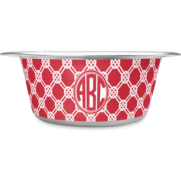 Custom Celtic Knot Stainless Steel Dog Bowl (Personalized)