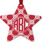 Celtic Knot Metal Star Ornament - Double Sided w/ Monogram