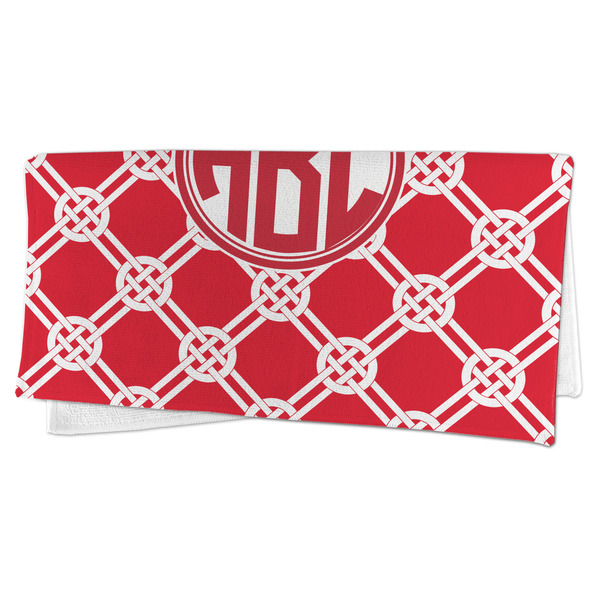 Celtic Knot Microfiber Dish Rag - FOLDED (half)