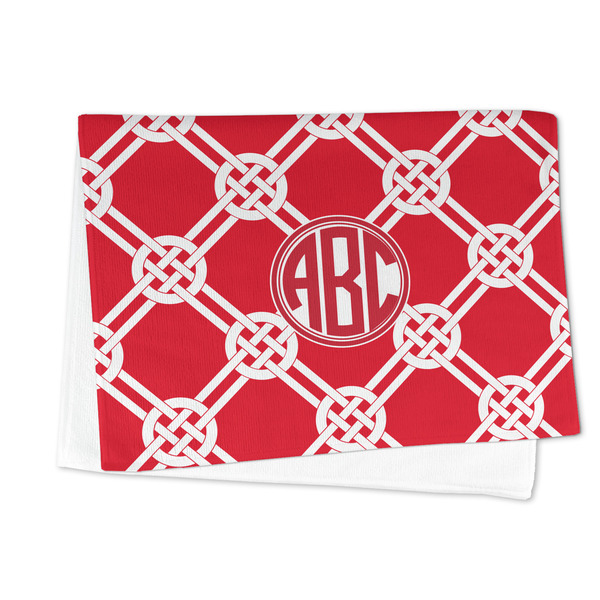 Celtic Knot Microfiber Dish Towel - FOLDED HALF