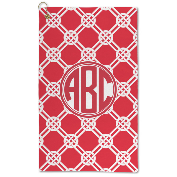 Custom Celtic Knot Microfiber Golf Towel (Personalized)