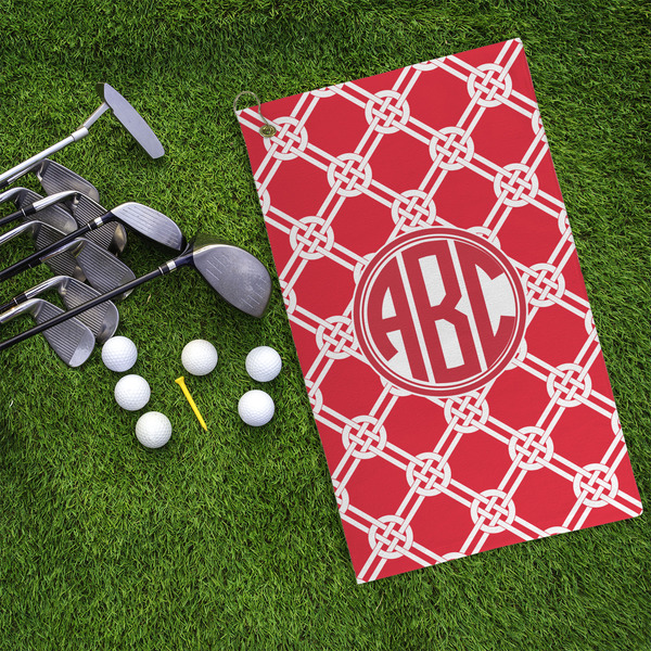 Celtic Knot Microfiber Golf Towels - LIFESTYLE