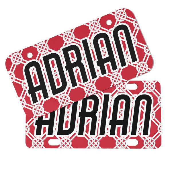 Celtic Knot Mini License Plates - MAIN (4 and 2 Holes)