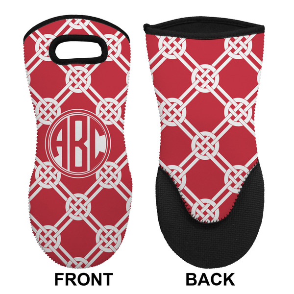 Celtic Knot Neoprene Oven Mitt (Front & Back)