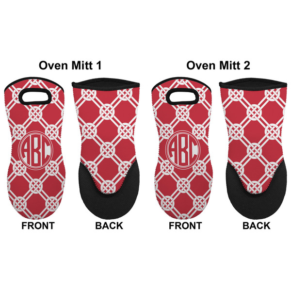 Celtic Knot Neoprene Oven Mitt - Set of 2 - Approval
