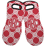 Celtic Knot Neoprene Oven Mitts - Set of 2 w/ Monogram