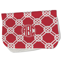 Celtic Knot Burp Cloth - Fleece w/ Monogram