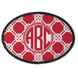 Celtic Knot Iron On Oval Patch w/ Monogram