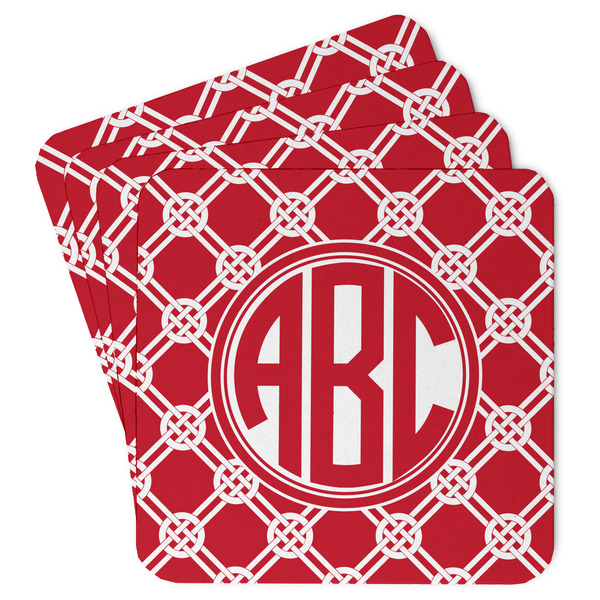 Custom Celtic Knot Paper Coasters w/ Monograms