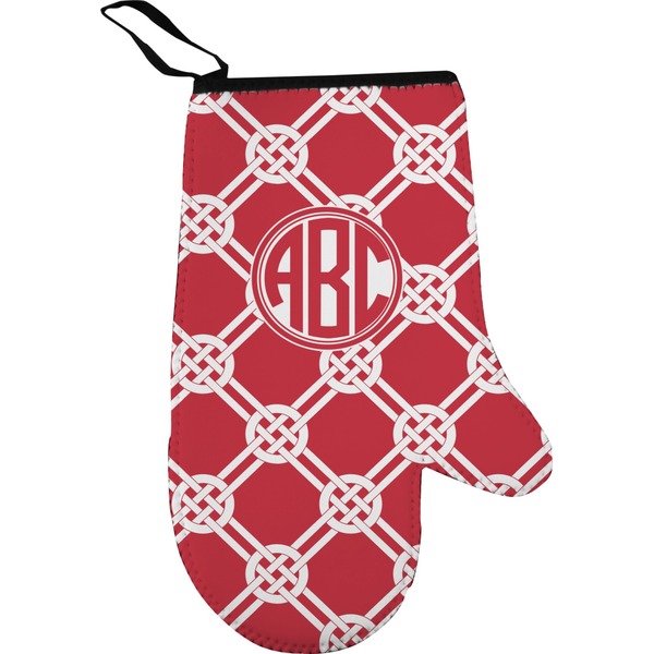 Custom Celtic Knot Right Oven Mitt (Personalized)