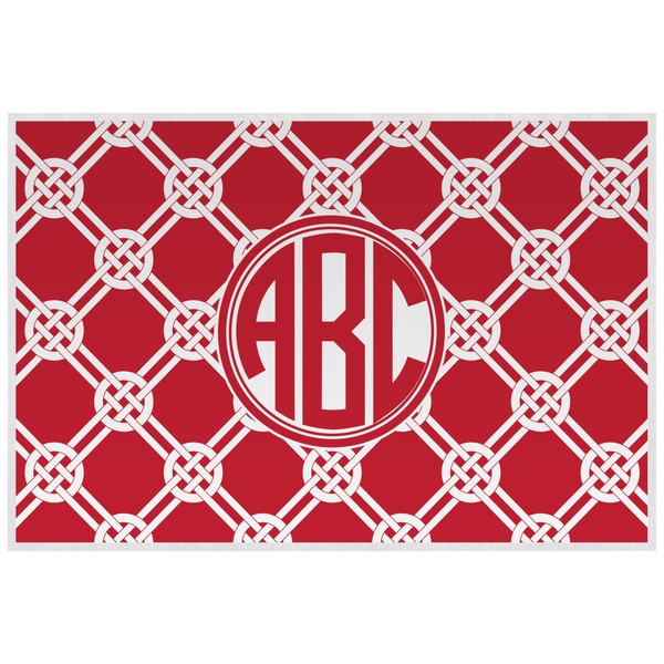 Custom Celtic Knot Laminated Placemat w/ Monogram