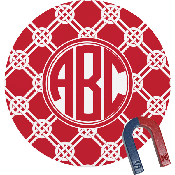 Custom Celtic Knot Round Fridge Magnet (Personalized)