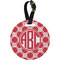 Celtic Knot Plastic Luggage Tag - Round (Personalized)