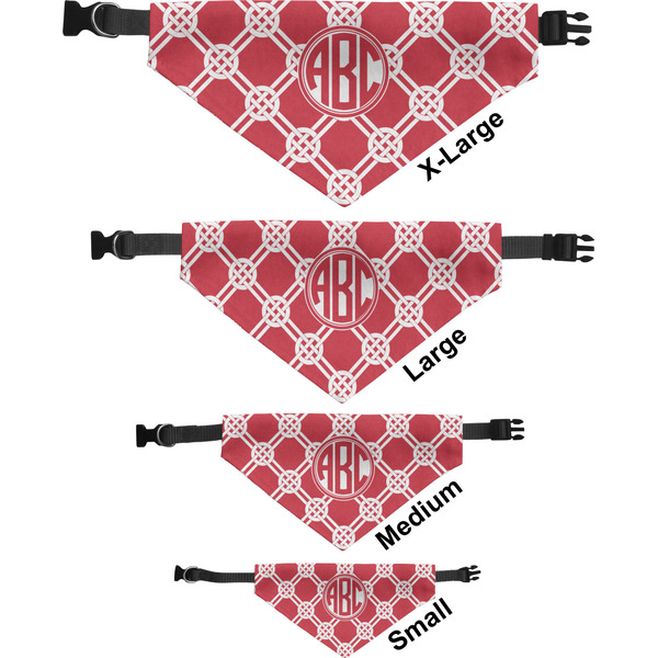 Celtic Knot Pet Bandana Sizes