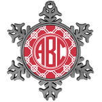 Celtic Knot Vintage Snowflake Ornament (Personalized)