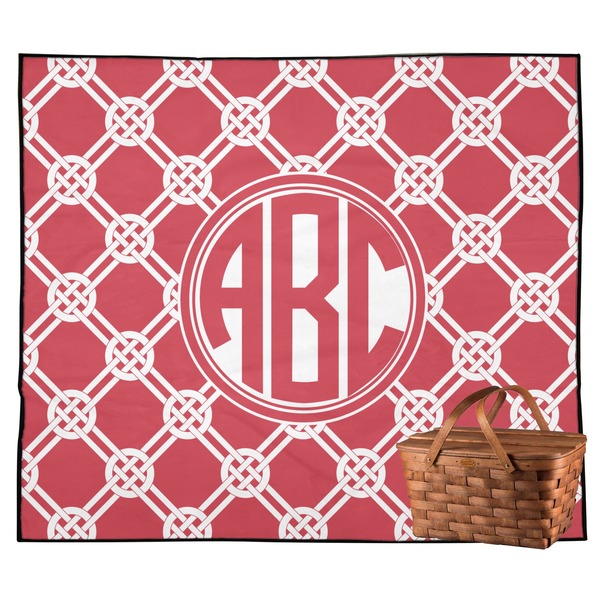 Custom Celtic Knot Outdoor Picnic Blanket (Personalized)