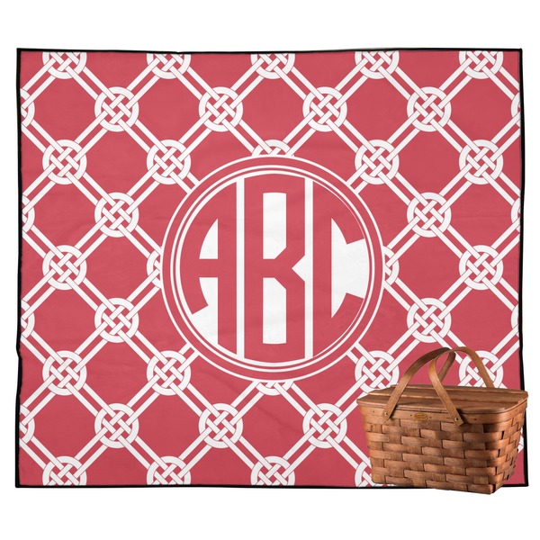 Custom Celtic Knot Outdoor Picnic Blanket (Personalized)