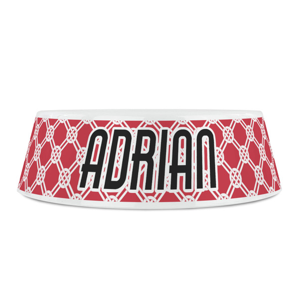 Celtic Knot Plastic Pet Bowls - Small - FRONT