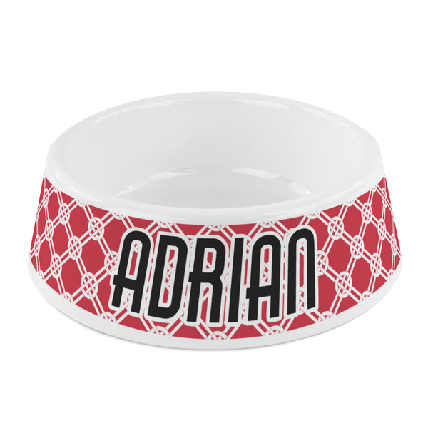 Custom Celtic Knot Plastic Dog Bowl - Small (Personalized)