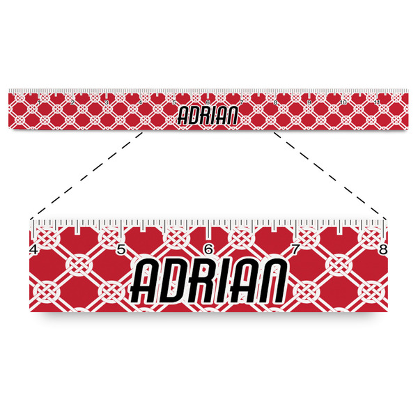 Custom Celtic Knot Plastic Ruler - 12" (Personalized)