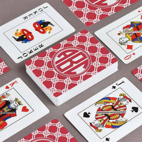 Celtic Knot Playing Cards - Front & Back View