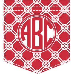 Celtic Knot Iron On Faux Pocket (Personalized)