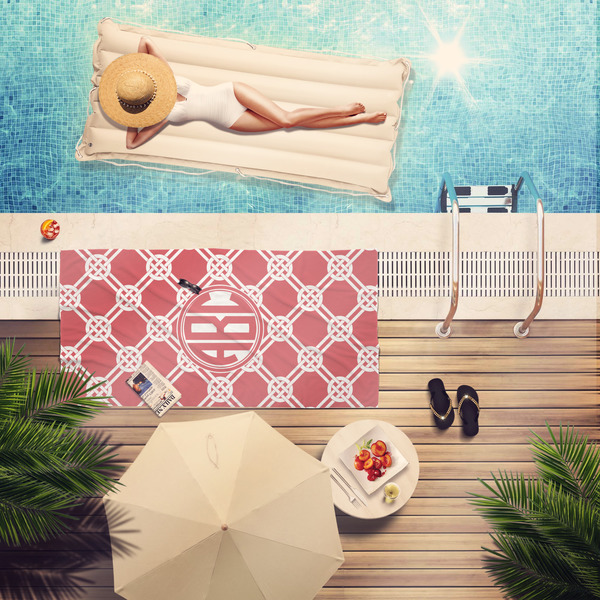 Celtic Knot Pool Towel Lifestyle