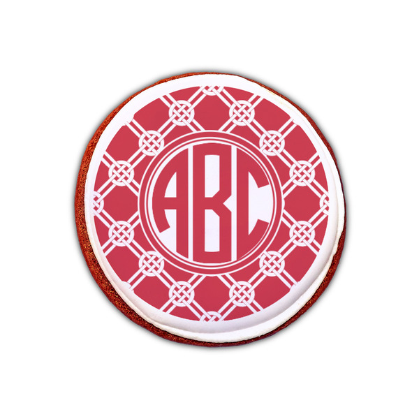 Celtic Knot Printed Icing Circle - XSmall - On Cookie