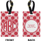 Celtic Knot Rectangle Luggage Tag (Front + Back)