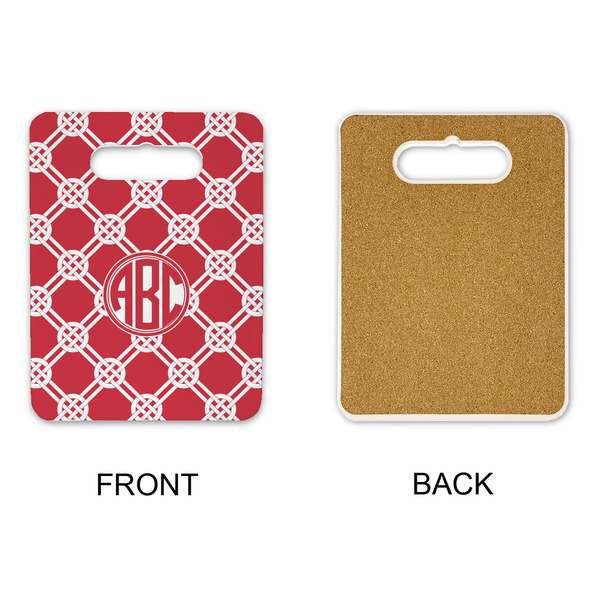 Celtic Knot Rectangle Trivet with Handle - APPROVAL