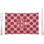 Celtic Knot Glass Rectangular Lunch / Dinner Plate (Personalized)