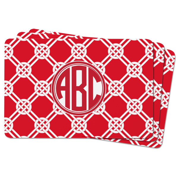 Celtic Knot Rectangular Fridge Magnet - THREE