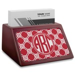 Celtic Knot Red Mahogany Business Card Holder (Personalized)