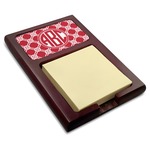 Celtic Knot Red Mahogany Sticky Note Holder (Personalized)