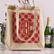 Celtic Knot Reusable Cotton Grocery Bag - In Context