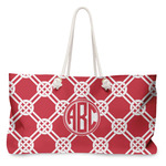 Celtic Knot Large Tote Bag with Rope Handles (Personalized)
