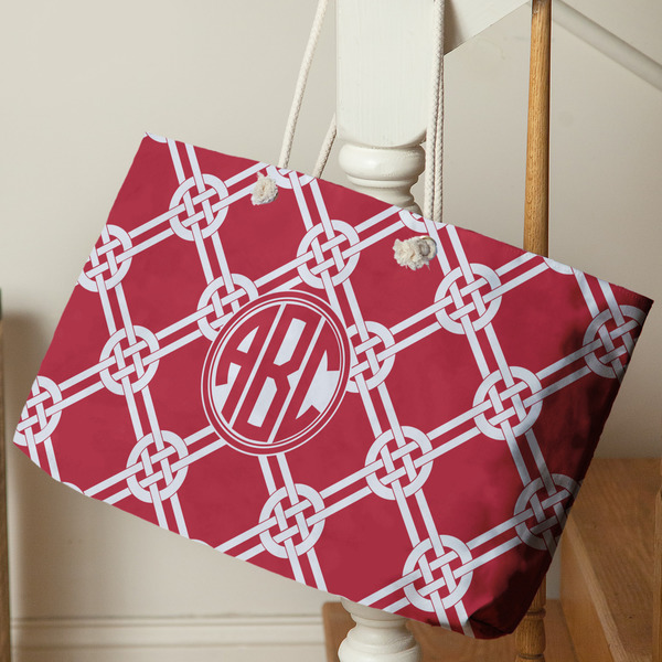 Celtic Knot Large Rope Tote - Life Style