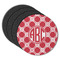 Celtic Knot Round Rubber Backed Coasters - Set of 4 (Personalized)