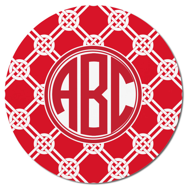 Celtic Knot Round Fridge Magnet - FRONT