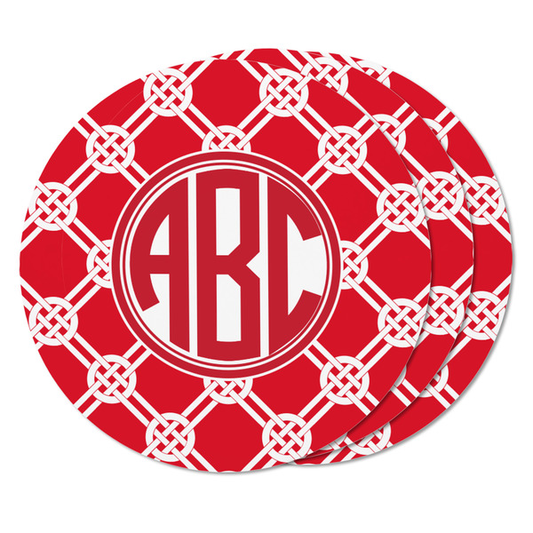 Celtic Knot Round Fridge Magnet - THREE