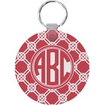 Celtic Knot Round Plastic Keychain (Personalized)
