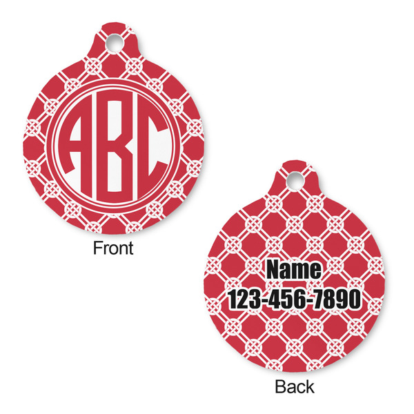 Celtic Knot Round Pet ID Tag - Large - Approval