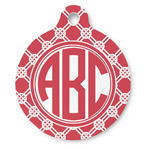 Celtic Knot Round Pet ID Tag (Personalized)