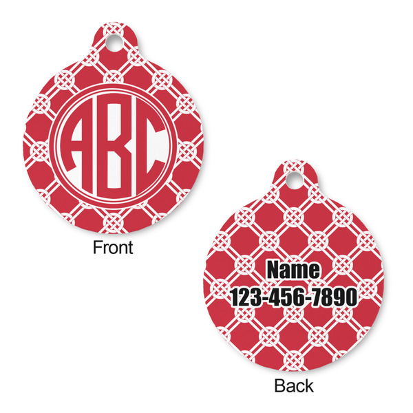 Celtic Knot Round Pet Tag - Front & Back