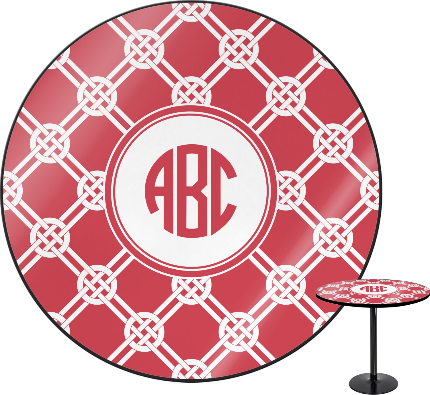 Celtic Knot Round Table (Personalized) YouCustomizeIt