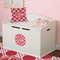 Celtic Knot Round Wall Decal on Toy Chest