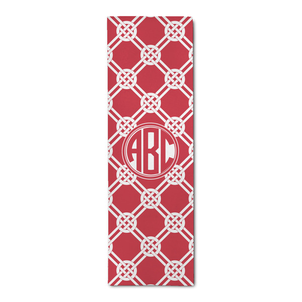 Custom Celtic Knot Runner Rug - 2.5'x8' w/ Monograms