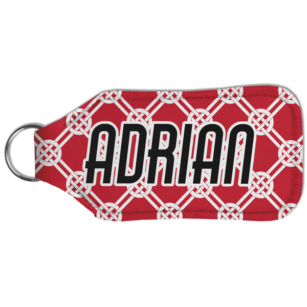 Celtic Knot Sanitizer Holder Keychain - Large (Back)